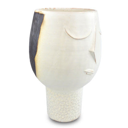 Currey & Co. Marthe White Vase 1200-0535