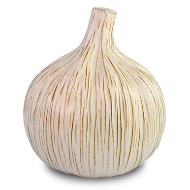 Currey & Co. Medium White Garlic Bulb 1200-0539