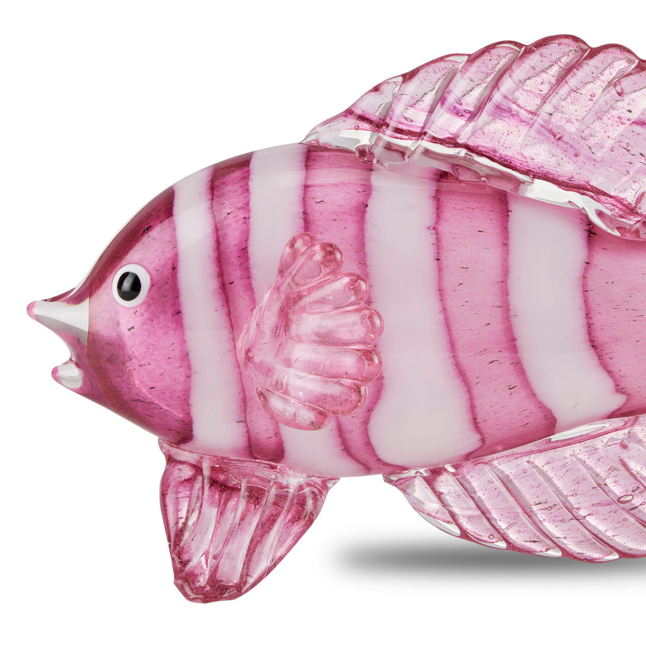 Currey & Co. Rialto Magenta Glass Fish Set of 2 1200-0563