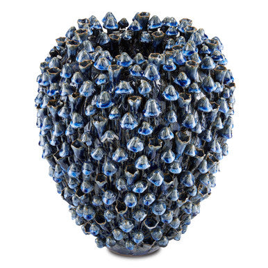 Currey & Co. Manitapi Large Blue Vase 1200-0575