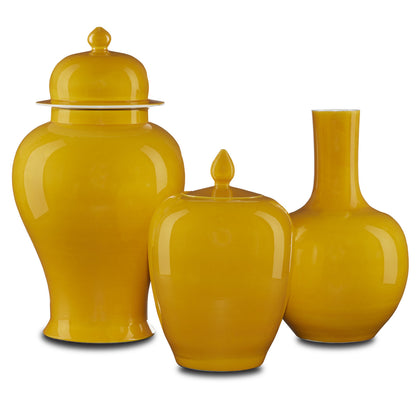 Currey & Co. Imperial Yellow Ginger Jar 1200-0579