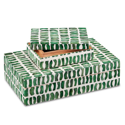 Currey & Co. Emerald Box Set of 2 1200-0585