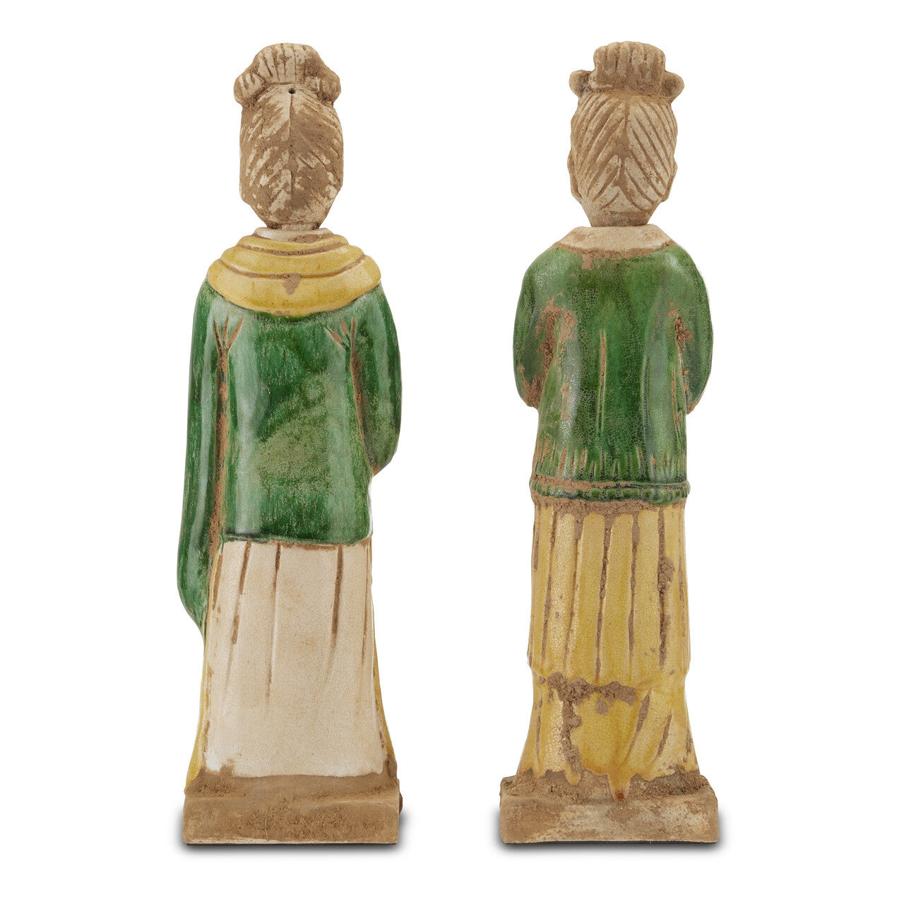 Currey & Co. Tang Dynasty Palace Servants Set of Two 1200-0597