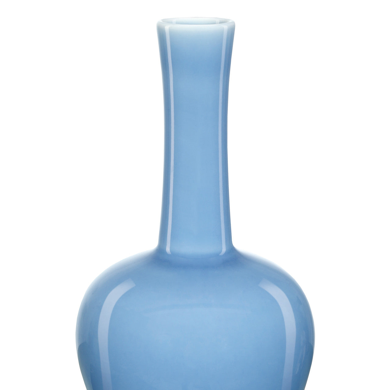 Currey & Co. Sky Blue Straight Neck Vase 1200-0611