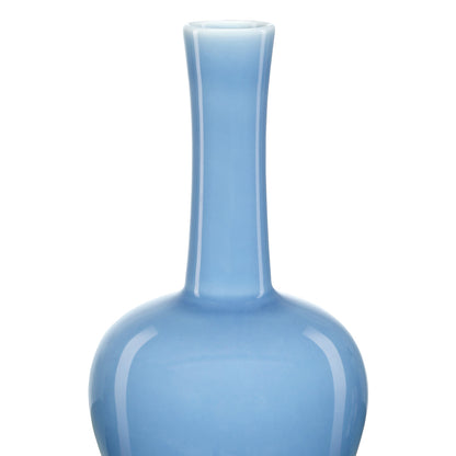 Currey & Co. Sky Blue Straight Neck Vase 1200-0611