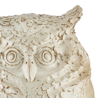 Currey & Co. Minerva Large White Owl 1200-0623