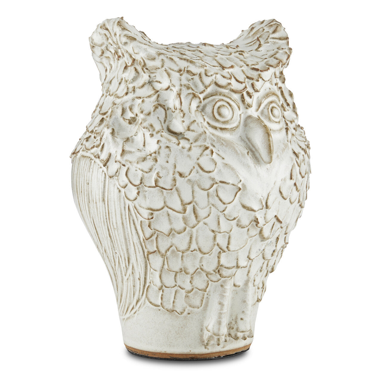 Currey & Co. Minerva Medium White Owl 1200-0624