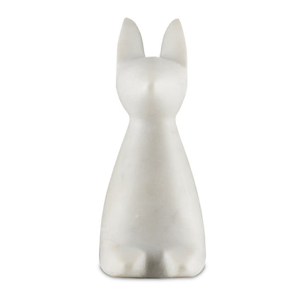 Currey & Co. White Marble Rabbit 1200-0654