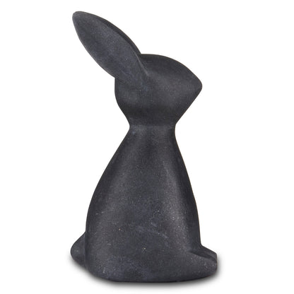 Currey & Co. Black Marble Rabbit 1200-0655