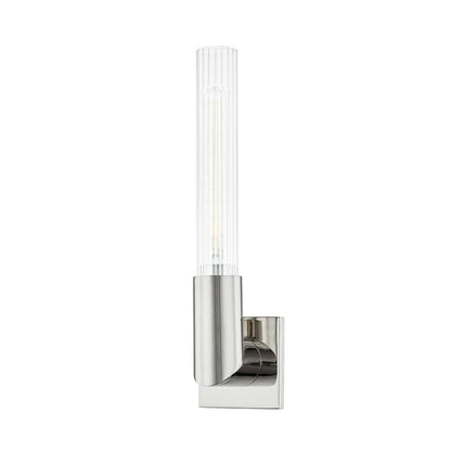 Hudson Valley Lighting Asher Wall Sconce in Polished Nickel 1201-PN