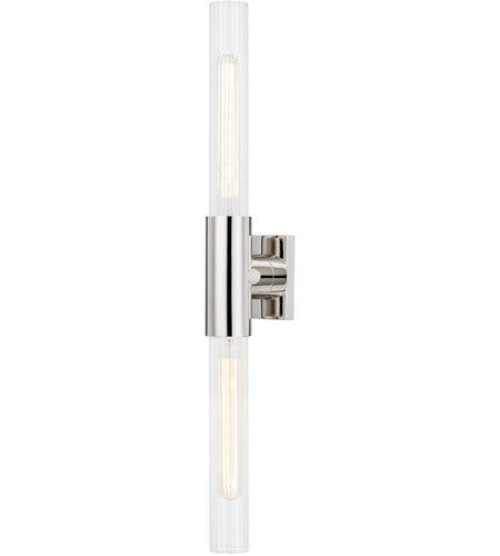 Hudson Valley Lighting Asher 2 Light Wall Sconce in Polished Nickel 1202-PN