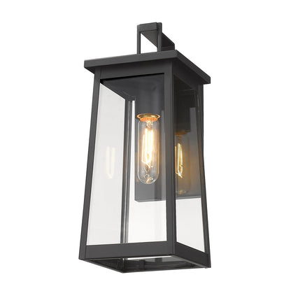 Acclaim Lighting Alden 1-Light Matte Black Wall Light in Matte Black 1202BK