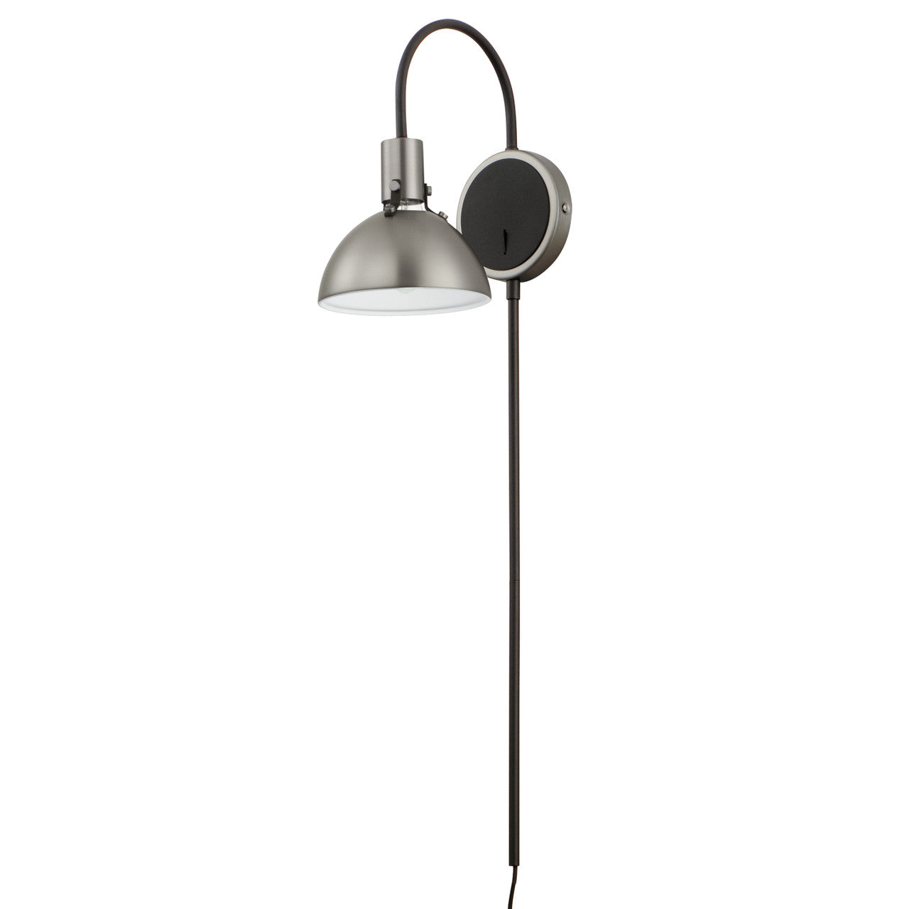 Maxim Dawn Pin Up Wall Sconce in Satin Nickel 12041SN