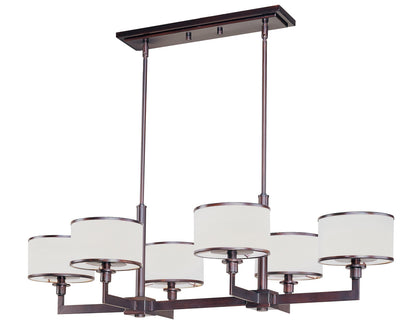 Maxim Nexus 6-Light Chandelier in Oil Rubbed Bronze 12057WTOI