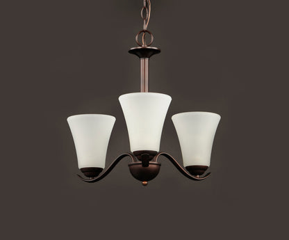 Maxim Vital 3-Light Chandelier in Oil Rubbed Bronze 12073FTOI