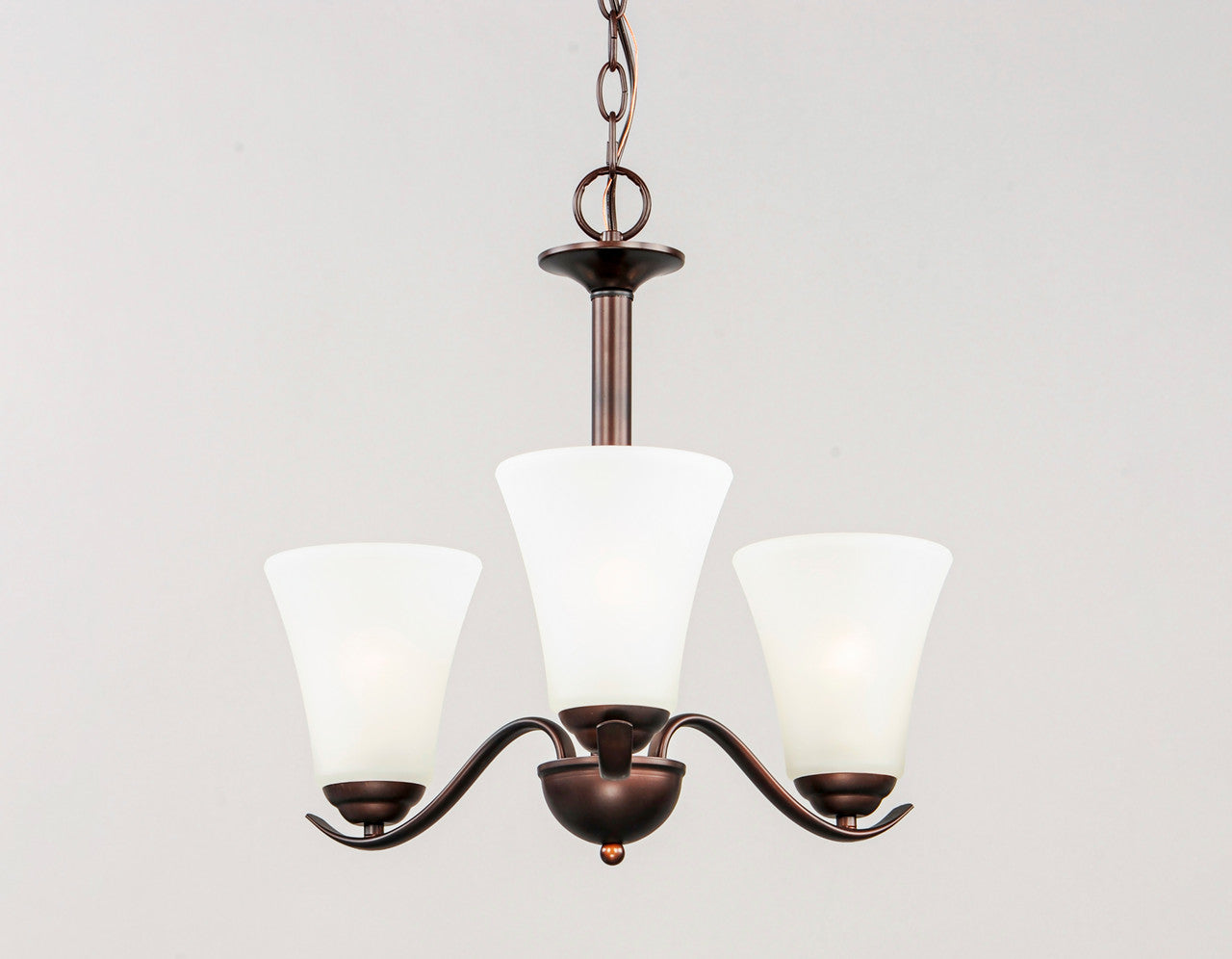 Maxim Vital 3-Light Chandelier in Oil Rubbed Bronze 12073FTOI