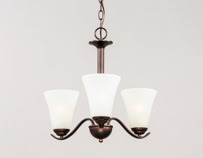 Maxim Vital 3-Light Chandelier in Oil Rubbed Bronze 12073FTOI