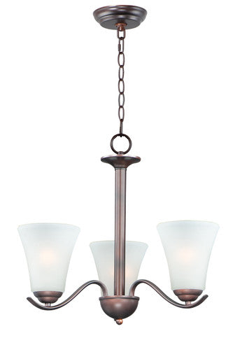 Maxim Vital 3-Light Chandelier in Oil Rubbed Bronze 12073FTOI