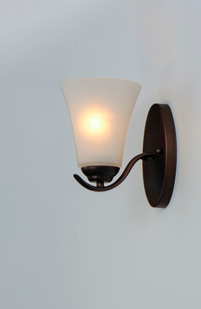 Maxim Vital 1-Light Wall Sconce in Oil Rubbed Bronze 12081FTOI