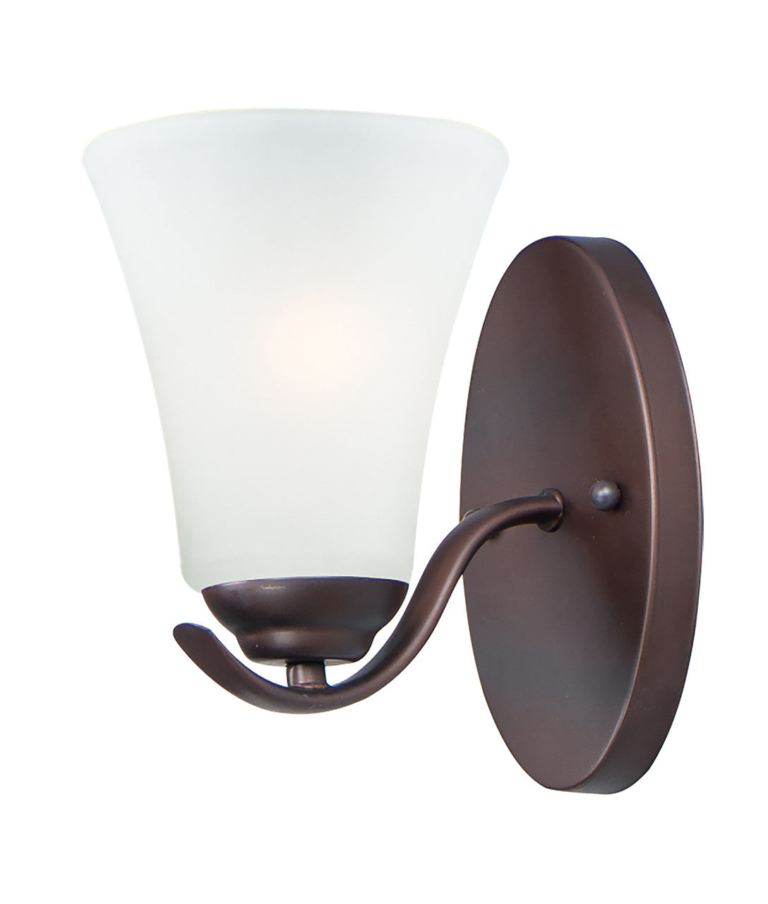 Maxim Vital 1-Light Wall Sconce in Oil Rubbed Bronze 12081FTOI