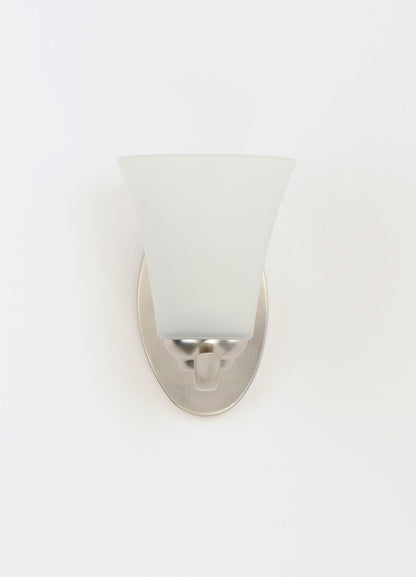 Maxim Vital 1-Light Wall Sconce in Satin Nickel 12081FTSN