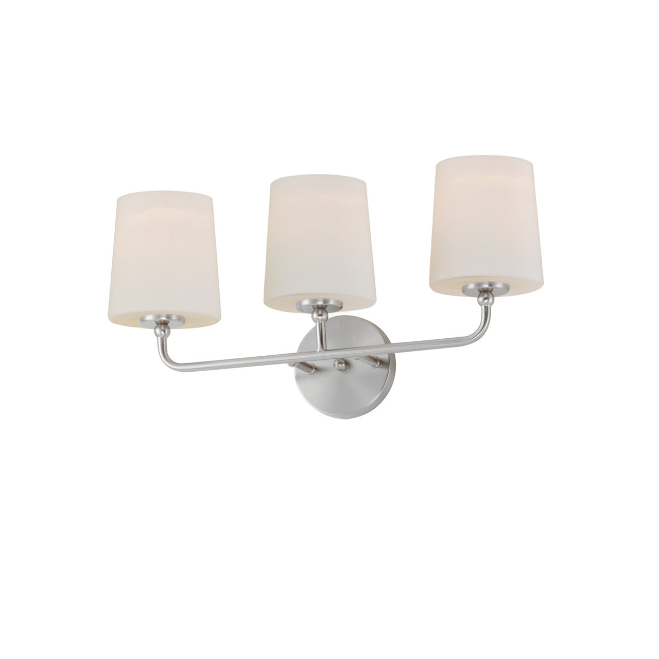 Maxim Bristol 3-Light Bath Vanity in Satin Nickel 12093SWSN