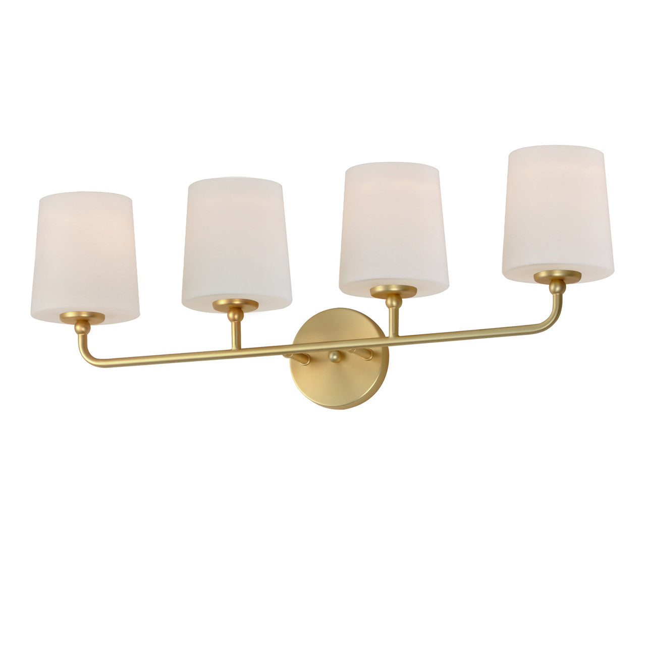 Maxim Bristol 4-Light Bath Vanity in Satin Brass 12094SWSBR