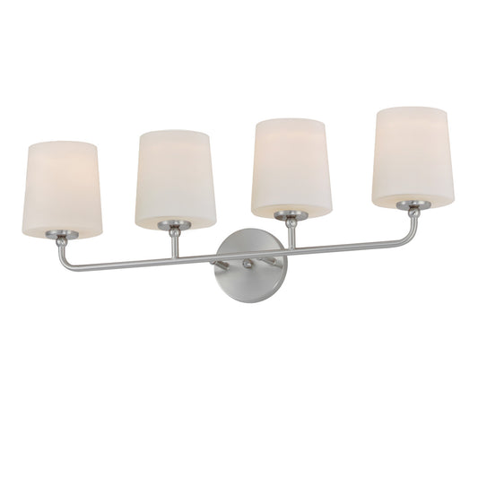 Maxim Bristol 4-Light Bath Vanity in Satin Nickel 12094SWSN