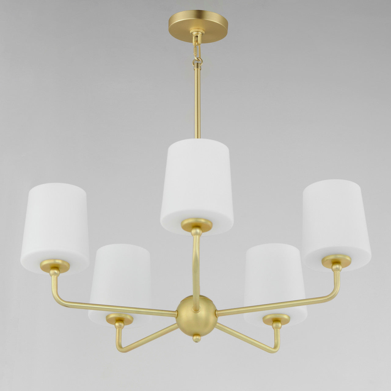 Maxim Bristol 5-Light Chandelier in Satin Brass 12095SWSBR