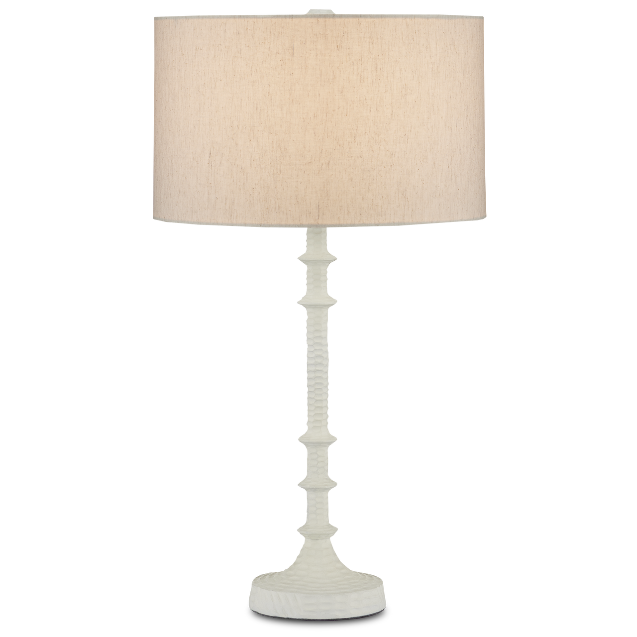 Currey & Co. 27.75" Gallo White Table Lamp 6000-0868