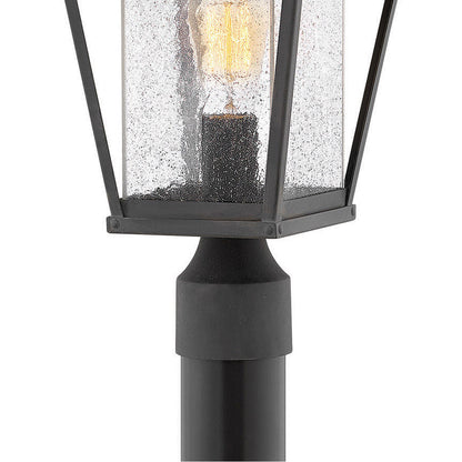 Hinkley Lighting Palmer Medium Post Top or Pier Mount Lantern Museum Black 1211MB