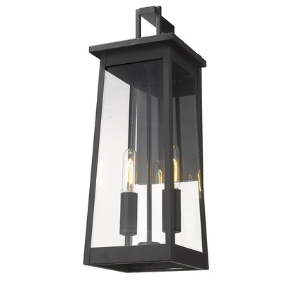 Acclaim Lighting Alden 2-Light Matte Black Wall Light in Matte Black 1212BK