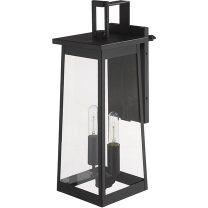 Acclaim Lighting Alden 2-Light Matte Black Wall Light in Matte Black 1212BK