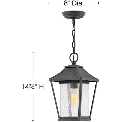 Hinkley Lighting Palmer Medium Hanging Lantern Museum Black 1212MB