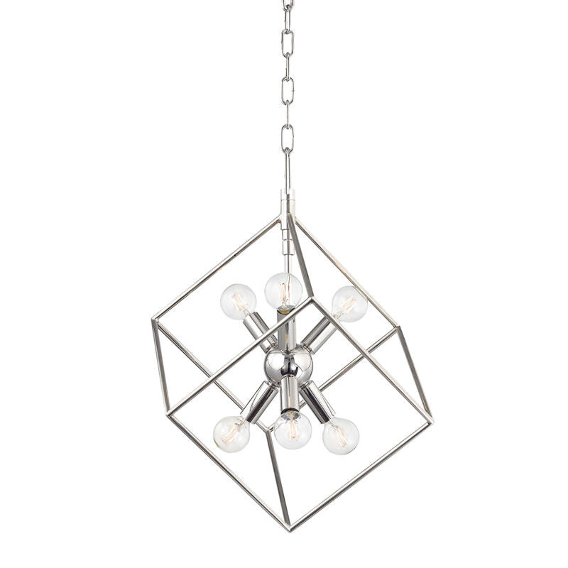 Hudson Valley Lighting Roundout Pendant in Polished Nickel 1215-PN