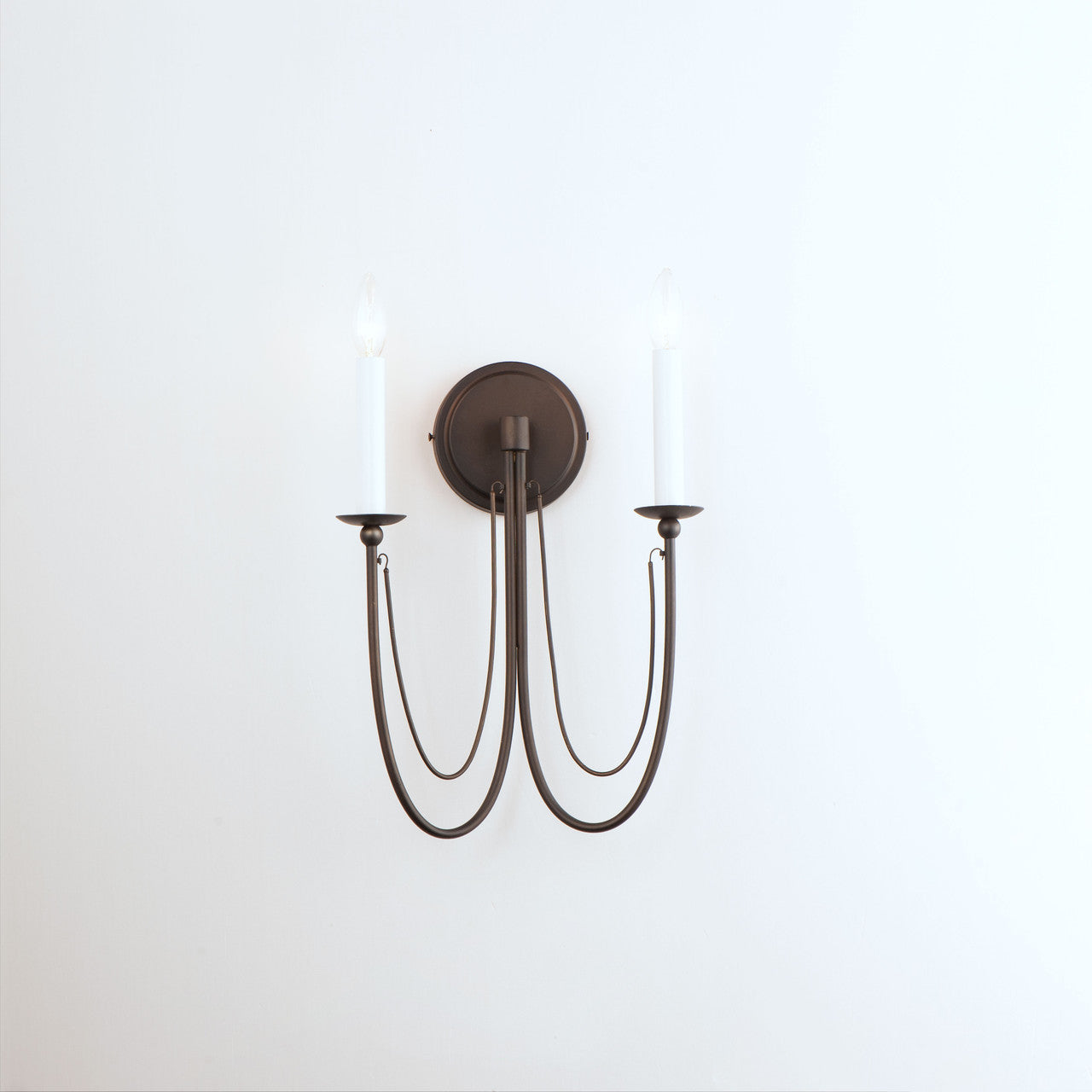 Maxim Plumette 2-Light Wall Sconce in Chestnut Bronze 12161CHB