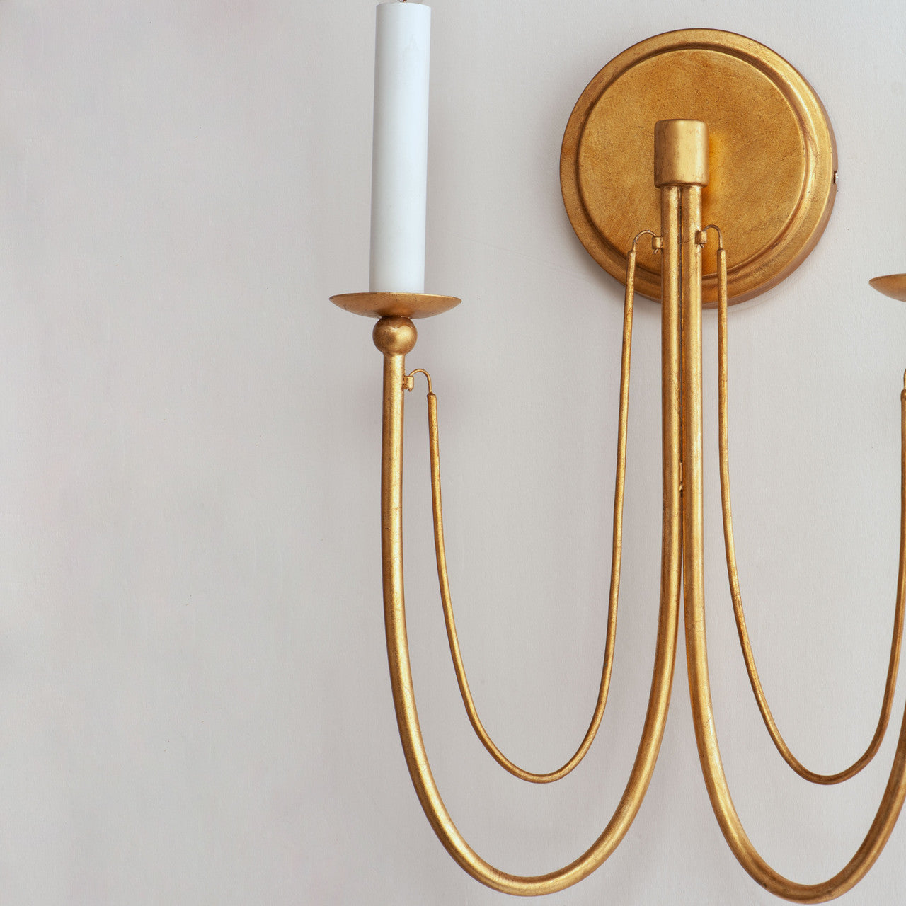 Maxim Plumette 2-Light Wall Sconce in Gold Leaf 12161GL