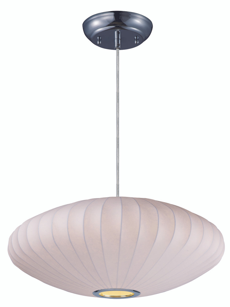 Maxim Cocoon 1-Light Pendant in Polished Chrome 12190WTPC