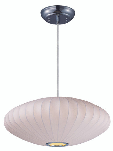 Maxim Cocoon 1-Light Pendant in Polished Chrome 12190WTPC