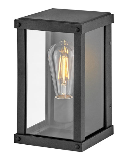 Hinkley Lighting Beckham Extra Small Wall Mount Lantern in Aged Zinc 12190DZ