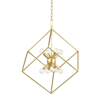 Hudson Valley Lighting Roundout Pendant in Aged Brass 1220-AGB