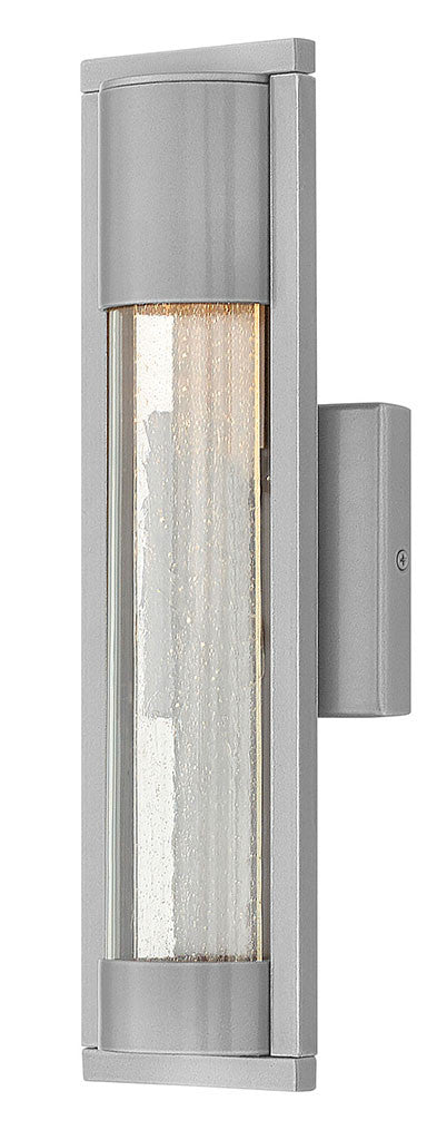 Hinkley Lighting Mist Small Wall Mount Lantern Titanium 1220TT