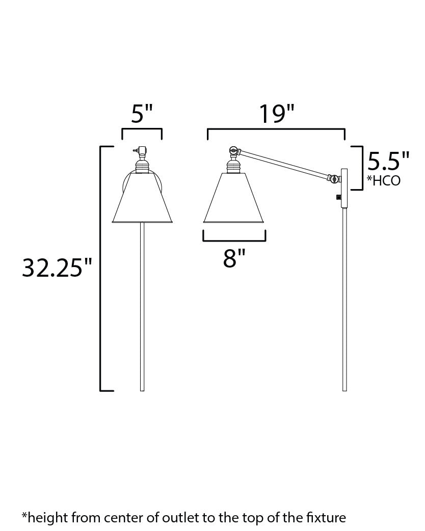 Maxim Library 1-Light Wall Sconce in Polished Nickel 12222PN