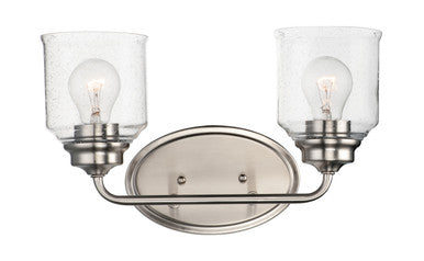 Maxim Acadia 2-Light Bath Vanity in Satin Nickel 12262CDSN