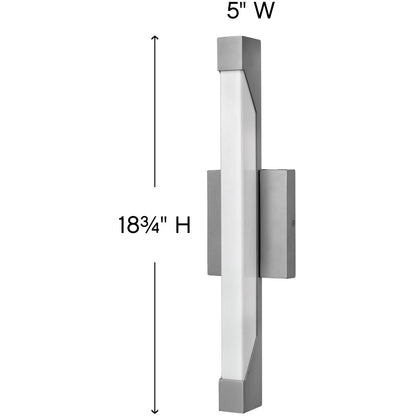 Hinkley Lighting Vista Small Wall Mount Lantern Titanium 12302TT