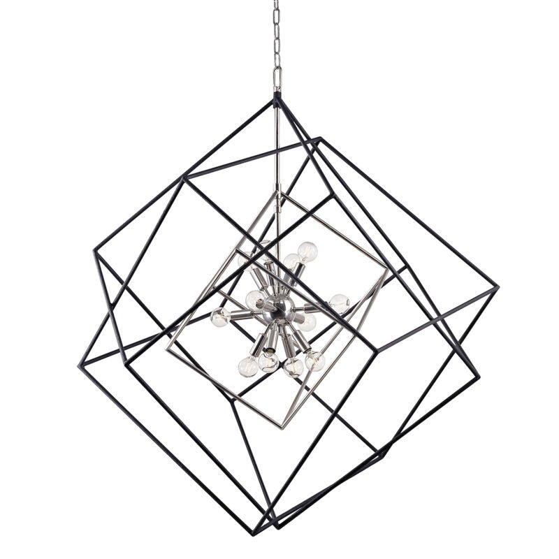 Hudson Valley Lighting Roundout Chandelier in Polished Nickel 1234-PN