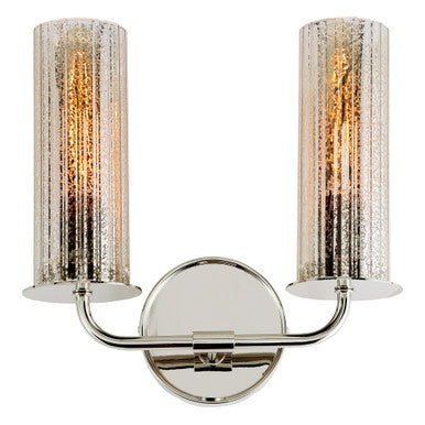 JVI Designs Fremont Two Light Wall Sconce in Polished Nickel 1248-15