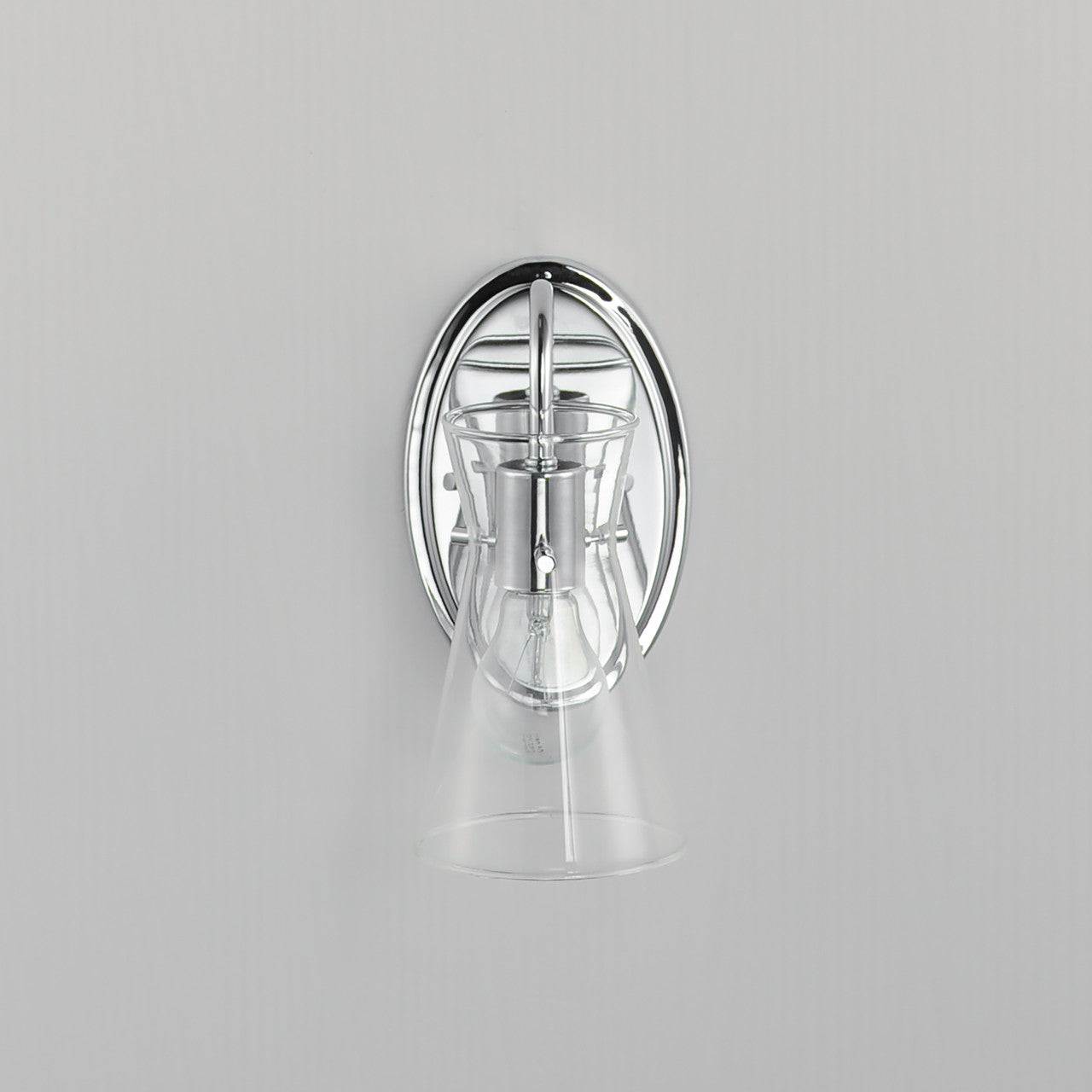 Maxim Ava 1-Light Wall Sconce in Polished Chrome 12481CLPC