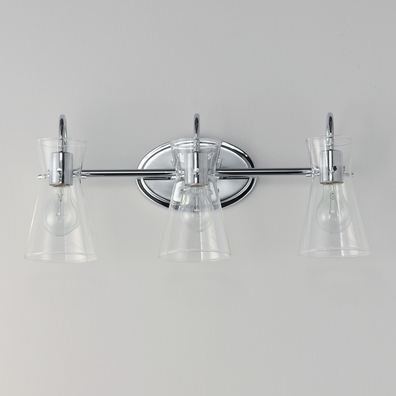 Maxim Ava 3-Light Bath Vanity in Polished Chrome 12483CLPC