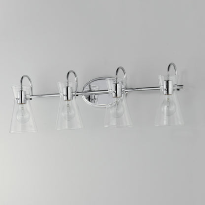 Maxim Ava 4-Light Bath Vanity in Polished Chrome 12484CLPC